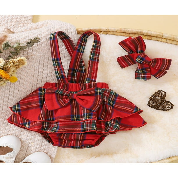 Buffalo plaid suspender skirt online