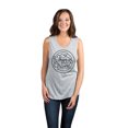 thumbnail image 2 of When In Doubt Travel Women's Fashion Sleeveless Muscle Tank Top Tee Sport Grey Large, 2 of 4