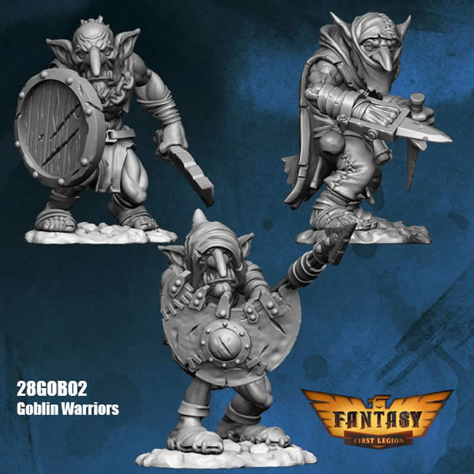 Alliance 72042 - 1/72 Goblin Warriors (Set 2), (Fantasy Series) scale model kit