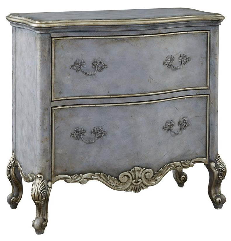 Accent Chest in Gray Blue Finish