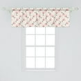 thumbnail image 2 of Ambesonne Sports Window Valance, Basketball Court, 54" X 18", Blue Vermilion and Brown, 2 of 3