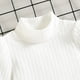 thumbnail image 2 of Gibobby faldas para mujer Camiseta de manga larga para niñas pequeñas Tops Trajes de falda con estampado a cuadros(Blanco， 6-12 Meses), 2 of 5