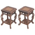 thumbnail image 3 of Set of 2 Table Vintage Plant Stand Base Decorative Holder Office, 3 of 8
