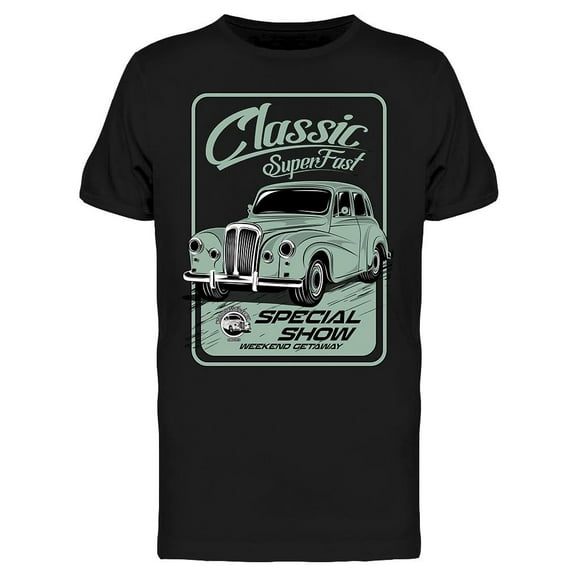 Super Fast Classic  T-Shirt Men -Image by Shutterstock, Male Large