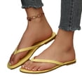 thumbnail image 4 of Women's Flip-Flop Sandals, Open-Toe Soft-Soled Beach Slippers, Comfortable All-Match Summer Footwear, 4 of 9