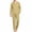 Pajama Set - Rose Gold, variant on Samdudou Mens Pajamas Set Long Sleeve Button Down Sleepwear Classic Notch Collar Solid Two Piece Lounge Suit Pjs for Home Working Remote and Weekend Resting Time