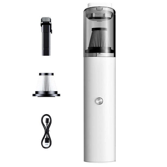 Kingfansion Wireless High Power Car and Home Handheld Vacuum Cleaner, Handheld Vacuum, Portable Vacuum, Brushless Motor for Pet Hair Debris Cleaning, Cordless Car Vacuum, Compact Upholstery Cleaner
