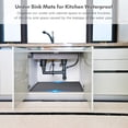 thumbnail image 3 of Yeacher Under Sink Mat for Kitchen Waterproof 34 * 22Inch Silicone Under Sink Drip Tray, 3 of 7