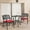 Red, variant on Nuu Garden 3 Pieces Patio Bistro Set, Outdoor Cast Aluminum Conversation Set with Umbrella Hole for Backyard, Porch, Poolside, Lawn, Black