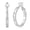 Silver-30mm, variant on YOUNGYUE Silver Plated CZ Hoop Earrings for Women, Hypoallergenic Rhinestone Earrings, Jewelry Gifts,25-70mm
