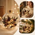 thumbnail image 4 of Clearance Glowing Christmas Story Ornament,Light-up Christmas Decorations Miniature Christmas Scene in Clear Acrylic Ball,Lighted Christmas Tree Ornament,Holiday Hanging Decor, 4 of 8