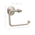 thumbnail image 3 of Better Homes & Gardens Holbrook Euro Toilet Paper Holder, Satin Nickel, 3 of 7