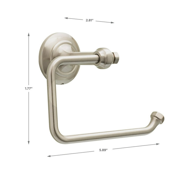 Rohl U.6947STN Satin Nickel Perrin and Rowe Spare Toilet Paper Holder