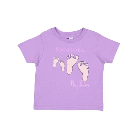 Inktastic Soon to Be Big Sister Girls Toddler T-Shirt