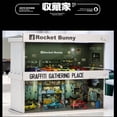 thumbnail image 5 of 1:64 Scale Diorama Car Garage Model, LED Lighting Shown Scene Display Model, Diecast Car Model Display Case, Parking Lot Showcase, Showroom Scene Building Model Toy Gifts, 5 of 6