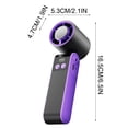 thumbnail image 3 of 2026 Ultra-High Speed Folding Handheld Fan, 199-Speed Adjustable Portable Cooler with Advanced Semiconductor Cooling, Digital Display Pocket Fan for Travel, Sports and Camping, 1-Pack, 3 of 5