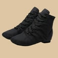 thumbnail image 2 of KEGIRLOM Women's High-Top Canvas Dance Shoes Adult Yoga Plus Size Shoes Fall And Winter Trendy And Comfortable Dance Shoes Black Size 5.5, 2 of 6