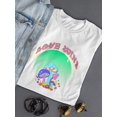 thumbnail image 3 of Mushroom Love Wins Shaped T-Shirt Women -Image by Shutterstock, Female Large, 3 of 4