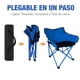 thumbnail image 3 of Silla plegable de playa CJR Camping y Exteriores Moderna Azul, 3 of 9