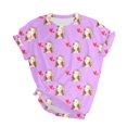 thumbnail image 5 of KHONTS Valentine's Day Custom T Shirts for Couple Personalized Image Customized T Shirts Personalized Custom Tess D-Purple XL, 5 of 5