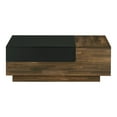 thumbnail image 2 of Furniture of America Thrall Hidden Storage Wood Indoor Coffee Table, Light Hickory, 2 of 9