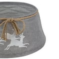 thumbnail image 3 of Northlight 22" Gray with White Reindeer Christmas Tree Collar, 3 of 3