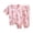 Pink, variant on Children Girl Pajamas Set Soft Comfy Sleepwear Pajamas(2-3 Years,Red)