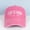 Rose red, variant on GOD IS GOOD all The Time Letter Embroidered Color Block Trucker Hat Unisex Adjustable Cotton Breathable Fashion Cap for Travel Daily Wear