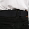 thumbnail image 4 of GM General Motors Belt, Seatbelt Buckle Belt, 1929 Chevrolet Bowtie Logo Full Color Black Silver Blue, Youth 22 to 32 Inches, 4 of 9
