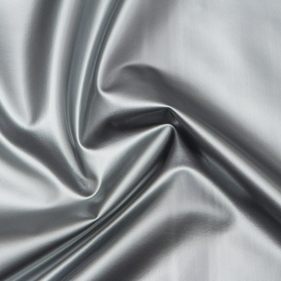 Silver Vinyl Fabric for fashion and upholstery