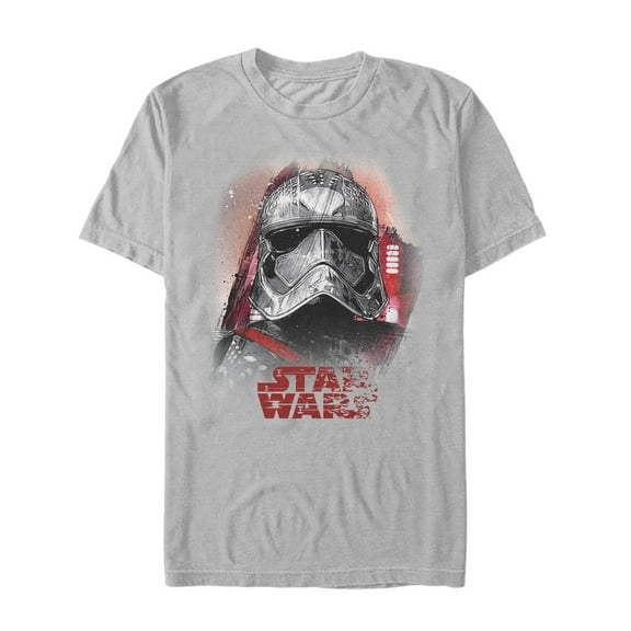 Men's Star Wars The Last Jedi Captain Phasma  Graphic Tee Silver Small