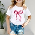 thumbnail image 2 of Godom Girls T Shirts Short Sleeve Casual Daily Shirt for Kids Girls Summer T Shirts, 2 of 5