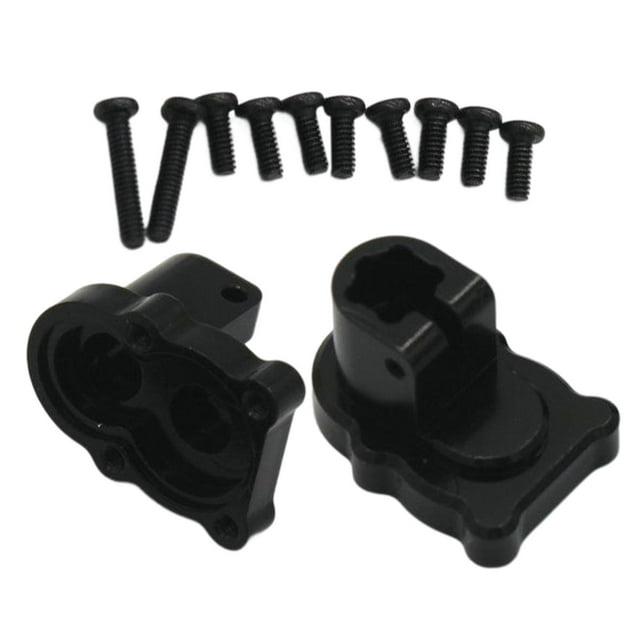 segolike 2 Pieces 1:24 Scale Rear Wheel Seat Upgrade for RC Hobby Car Crawler trucks accs Black