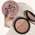thumbnail image 4 of Contouring Powder Three-dimensional Effect Non-flying Powder Trimming Three-color Face Blush Eyeshadow Makeup Palette Makeup Supply, 4 of 8