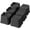 6, variant on Bed Risers 3 Inch Heavy Duty 4 Pack L-Shaped Bed Furniture Elevators 1,500 lbs Lifts Up Riser for Sofa and Table