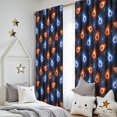 thumbnail image 5 of Baseballs and Auras Pattern Insulated Teens Curtains Set Of 2, Bedroom Essentials, Toddler Room Decor 52"x84", 5 of 5