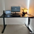 thumbnail image 4 of Desky Single Sit Stand Desk - Black / White, 4 of 10