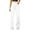 White, variant on Women's High Waist Denim Bootcut Pants, Classic Medium Wash Stretch Flare Leg Jeans with Button Closure for Casual Retro Style Black L