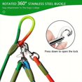 thumbnail image 4 of CNKOO Multifunctional Hands-Free Dog Leash - 1pc Polyamide No-Hand Training Leash with Reflective Stitching  Adjustable Waist  Sturdy Alloy Buckle & Hook - Hand Wash Only  Fits All Waist, 4 of 7