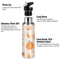 thumbnail image 3 of Yayeee 33oz Insulated Water Bottle Double Wall Stainless Steel with Flip Straw Lid, Beige Fall Acorns Pattern, 3 of 7