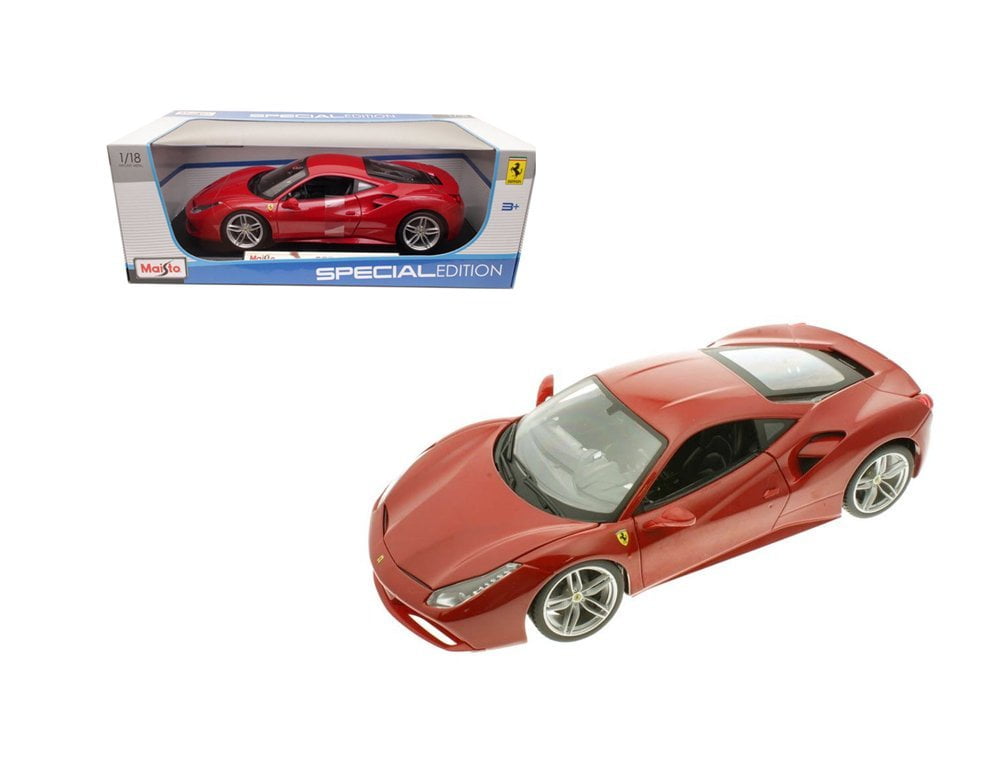 Maisto 1:18 Scale Diecast Model Car Ferrari 488 GTB Red 