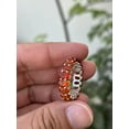 thumbnail image 2 of Citrine Band Ring- Wedding Band- Oval Band Ring- Gemstone Ring- November Birthstone- Natural Citrine- Honey Citrine- Eternity Band Ring anniversary gifts, 2 of 5