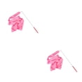 thumbnail image 4 of Wosthever Varitas de cinta para niñas, recuerdos de fiesta, varilla giratoria, suministros portátiles para fiesta de cumpleaños, bolsa de Rosa 2Conjunto, 4 of 6