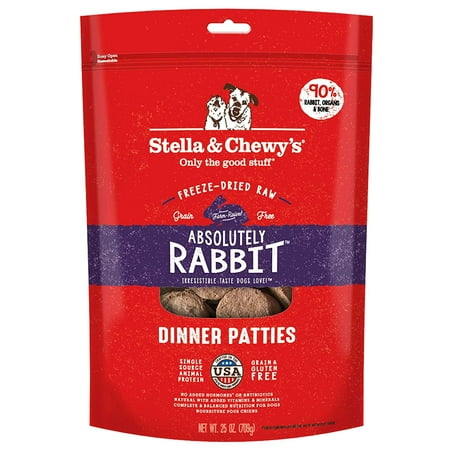UPC: 0852301008557 | Stella and Chewy s Freeze-Dried Raw Rabbit Dinner Patties for Dogs 25 ounce