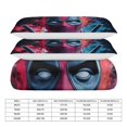 Deadpool Anime Cartoon Bedding 3Piece Set, 79 X 90 Inches, 1 Duvet