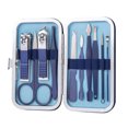 thumbnail image 1 of Juego de manicura para mujeres y hombres, cortaúñas, kit de manicura de acero inoxidable, kit de aseo portátil para viajes, cuidado facial, de cutículas y de uñas Jormftte CPB-DE-LYY626-2, 1 of 5