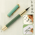 thumbnail image 2 of 6Pcs Morandi Calligraphy Pens for Writing Beginners Chinese Brush Pens Hand Lettering Pens Soft Nib Metal Rod Pen, 2 of 7
