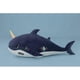 thumbnail image 1 of Lovely Dark Blue Shark Plush Toy Stuffed Animal Pillow Gifts for Kids Thanksgiving Gift(Dark Blue Shark, 23.6'), 1 of 4