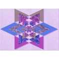 thumbnail image 1 of Ahgly Company Machine Washable Indoor Rectangle Transitional Blossom Pink Area Rugs, 3' x 5', 1 of 7
