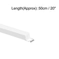 thumbnail image 2 of Uxcell Square Bars Rod 0.16'' ×0.16'' ×20"  Square Bar Rod for Architectural Model Making DIY ABS Plastic White 4 pcs, 2 of 5